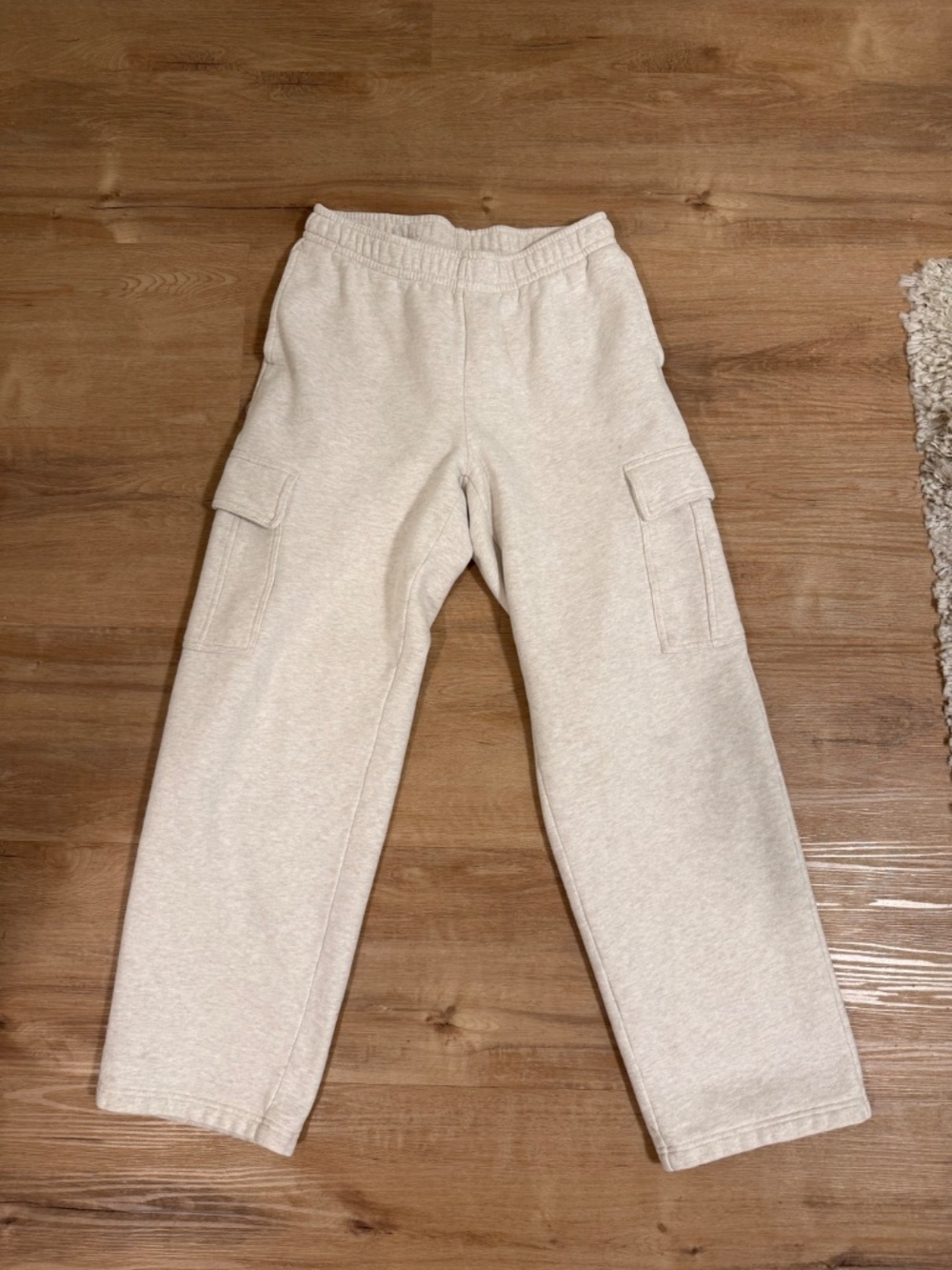 TNA CozyFleece Oatmeal Cargo Sweatpants Size S (matching sweater posted!) - Picture 2 of 6